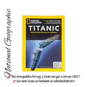 📌 *Magazine - National Geographic - Titanic - Paperback - Excellent Condition